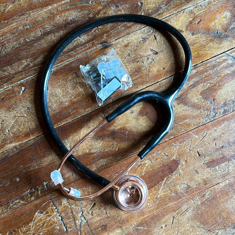 MDF Instruments MD One Adult Stethoscope Rose Gold Edition.
